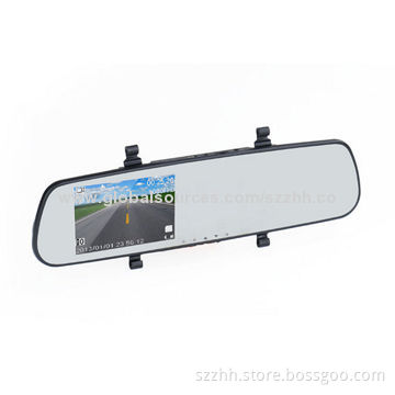 Rearview Mirror Car DVR with Dual Camera
